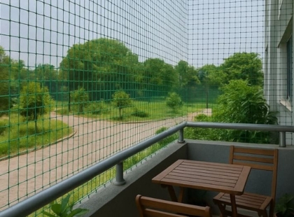 Balcony Safety Net Installation
