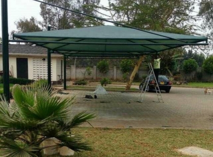 Car Parking Safety Net Installation