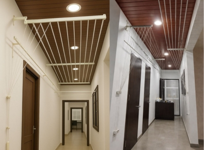 Ceiling Cloth Hanger Installation