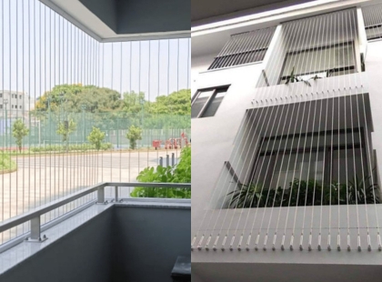 Stainless Steel Invisible Grill Installation