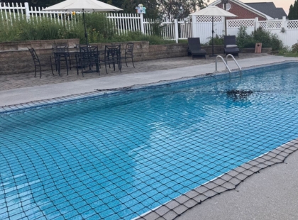 Modern Swimming Pool Safety Net Design