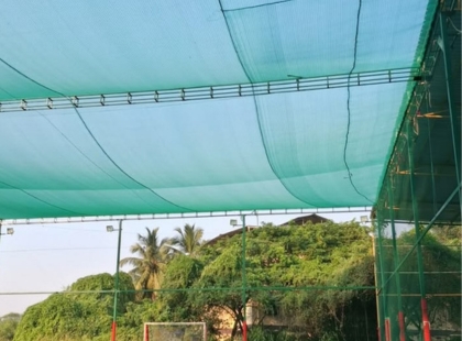 Modern Terrace Cricket Practice Net Design